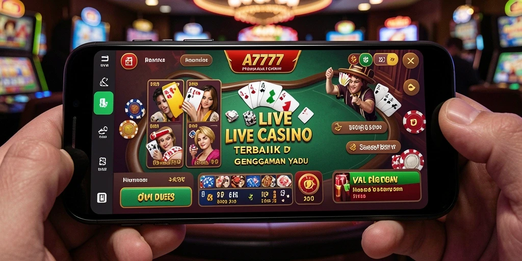 Gameplay seru dan interaktif dari A7777 dalam Live Casino.