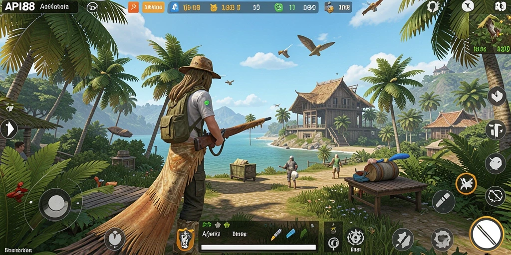 Tangkapan layar menunjukkan petualangan seru dalam gameplay Open World.