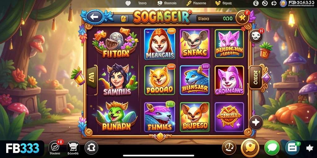 Tampilan gameplay FB333 yang penuh warna dan menarik.