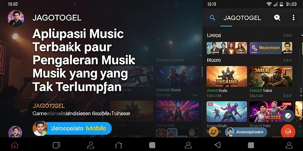 Screenshot gameplay JAGOTOGEL menampilkan keseruan mendengar musik dan karaoke.