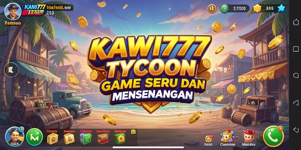 Screenshot gameplay KAWI777 dengan tantangan Tycoon yang menarik.