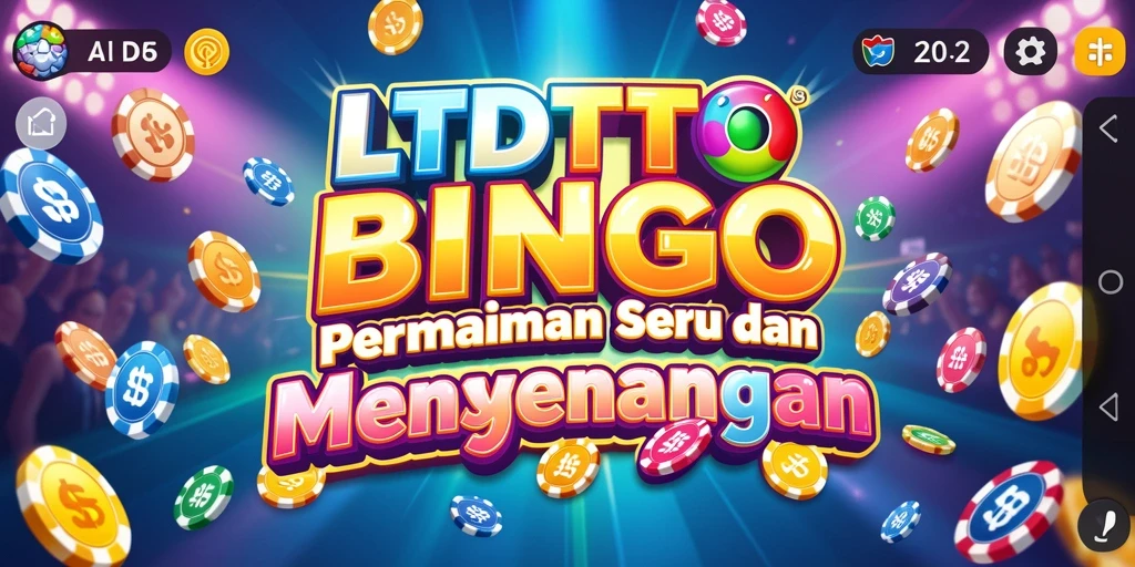 Screenshot LTDTOTO menampilkan gameplay Bingo yang menegangkan dan penuh warna.