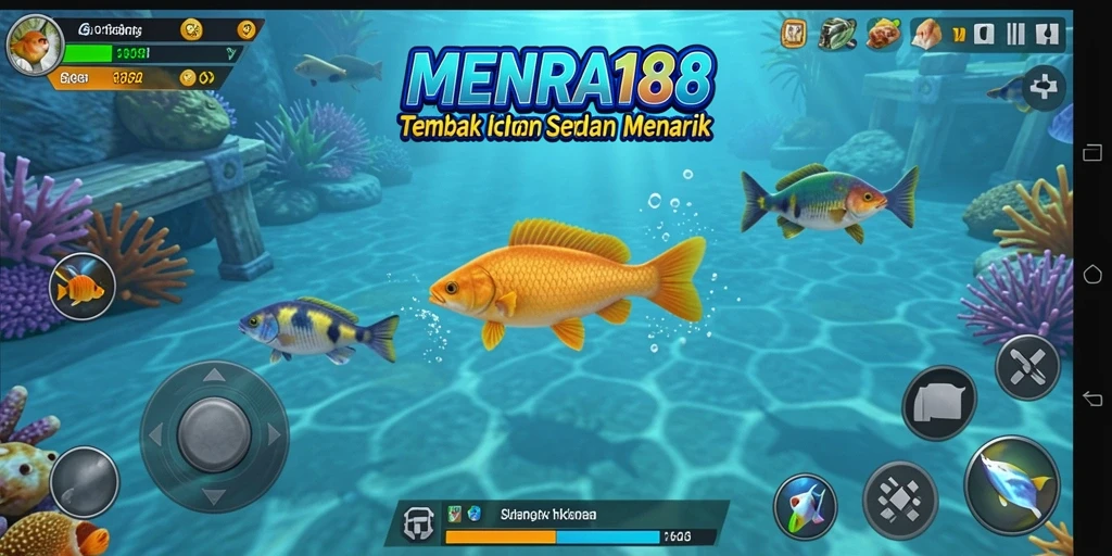Tampilan gameplay seru dari MENARA188 dengan aksi Tembak Ikan.