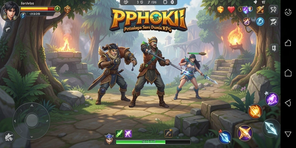 Tampilan menakjubkan dari gameplay RPG PPHOKI.