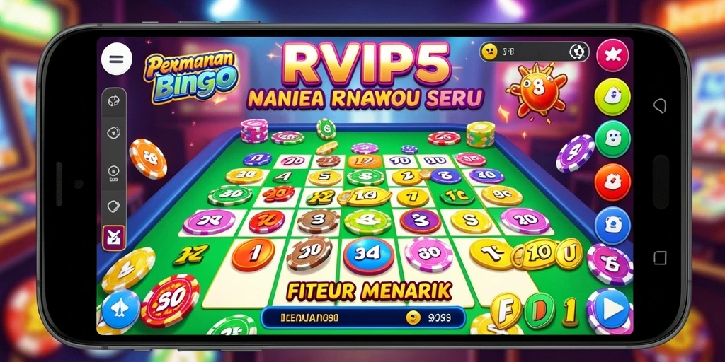 Tampilan gameplay Bingo yang menarik dan interaktif.