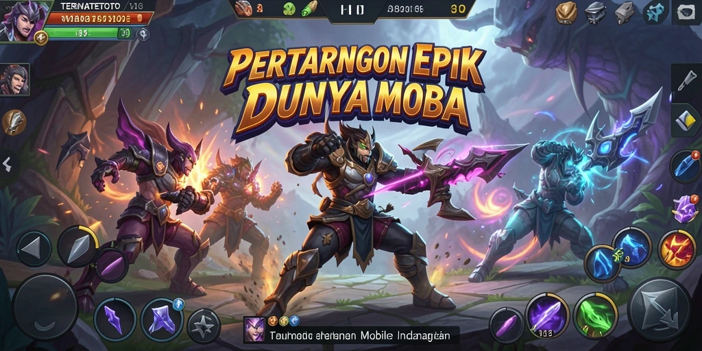 Gameplay mendebarkan di TERNATETOTO dengan karakter heroik.