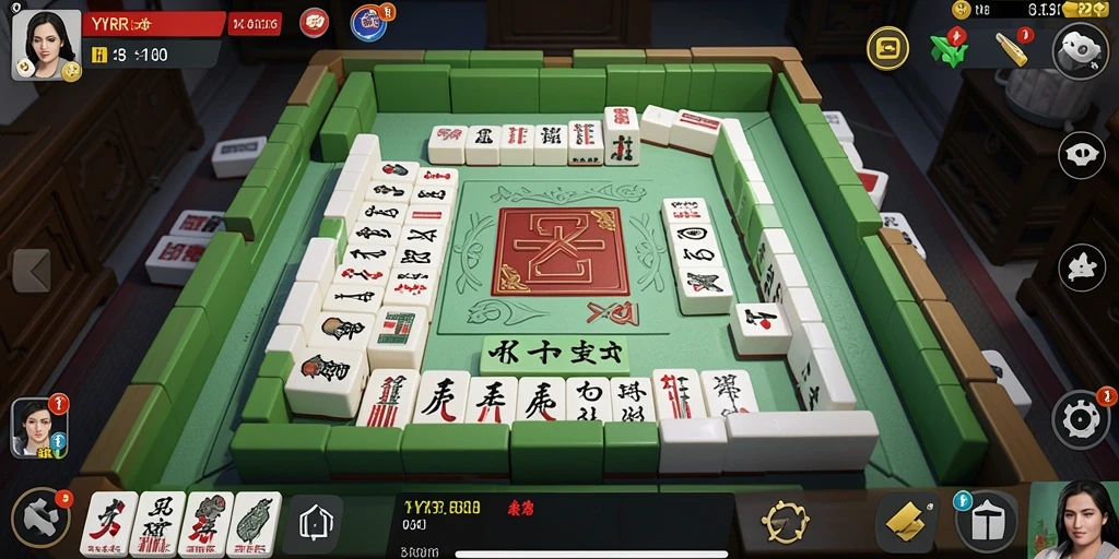 Gameplay Mahjong yang menarik dan menantang dalam YYRR.